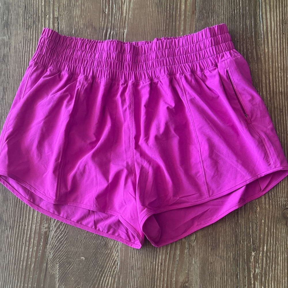 CRZ YOGA Vibrant Pink Athletic Shorts L/12